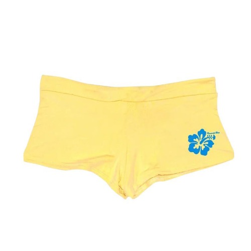 Coconut Girl Aesthetic Micro Shorts | S / Yellow