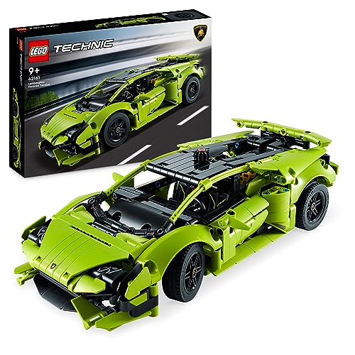 LEGO 42161 Technic Lamborghini Huracán Tecnica Toy Car Model Kit, Racing Car Building Set for Kids, Boys, Girls and Motor Sport Fans, Collectible Gift Idea - Single
