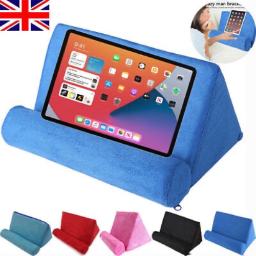 Soft Pillow Lap Stand For IPad Holder Tablet Multi-Angle Phone Cushion Laptop UK  | eBay