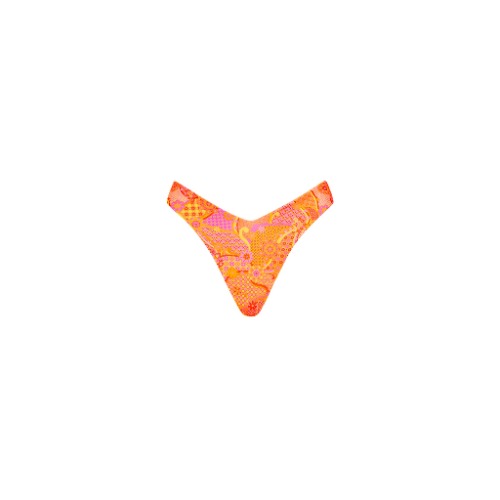 Y Cheeky Bikini Bottom - Citrus Sunrise | Medium