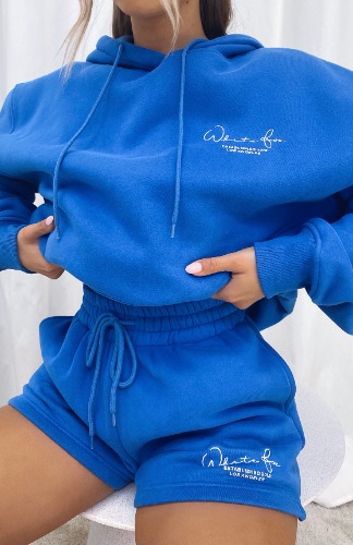 Set The Standard Hoodie Electric Blue | M/L