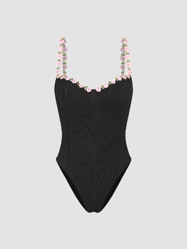 Flowers Detail Bodysuit 🌸