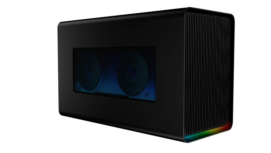Razer Core X Chroma: Thunderbolt 3 External Graphics Enclosure (eGPU) for Windows 10 and Mac with RGB Chroma Lighting