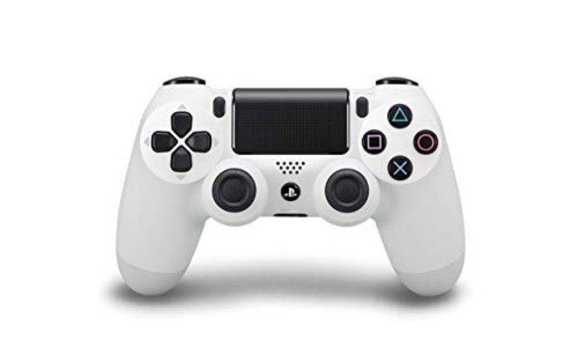 DualShock 4 Wireless Controller for PlayStation 4 - Glacier White, Case - Glacier White - Solid