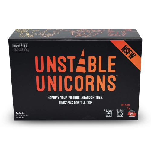TeeTurtle | Unstable Unicorns NSFW Edition | Card Game | Ages 21+ | 2-8 Players | 30-45 Minutes Playing Time