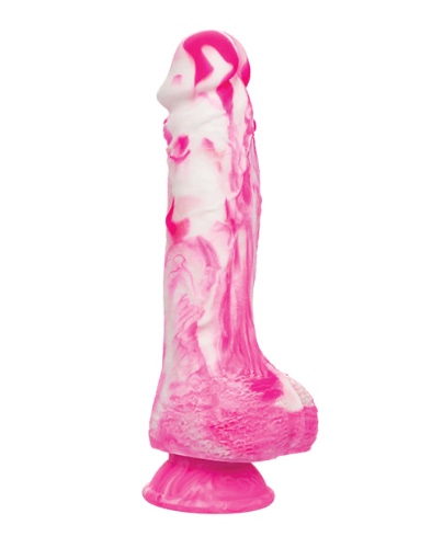 Twisted Love Twisted Silicone Dong - Pink