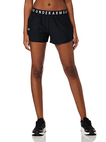 Under Armour Women's Play Up 3.0 Shorts - Standard - X-Large - Black (001)/White