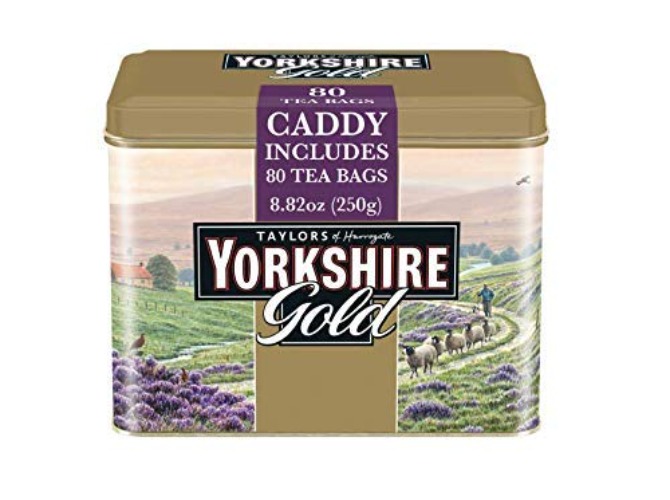 Taylors of Harrogate Yorkshire Gold Tin, 80 Teabags. - 80 Count (Pack of 1)
