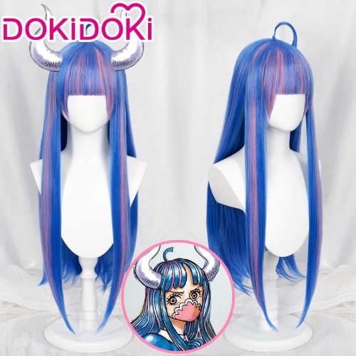 【Ready For Ship】DokiDoki Anime One Piece Uruti Cosplay Long Wig | Uruti