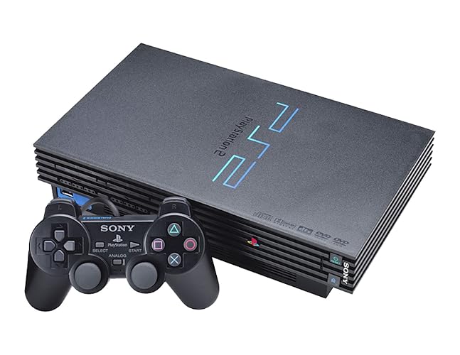 Sony PlayStation 2 Console - Black (Renewed)