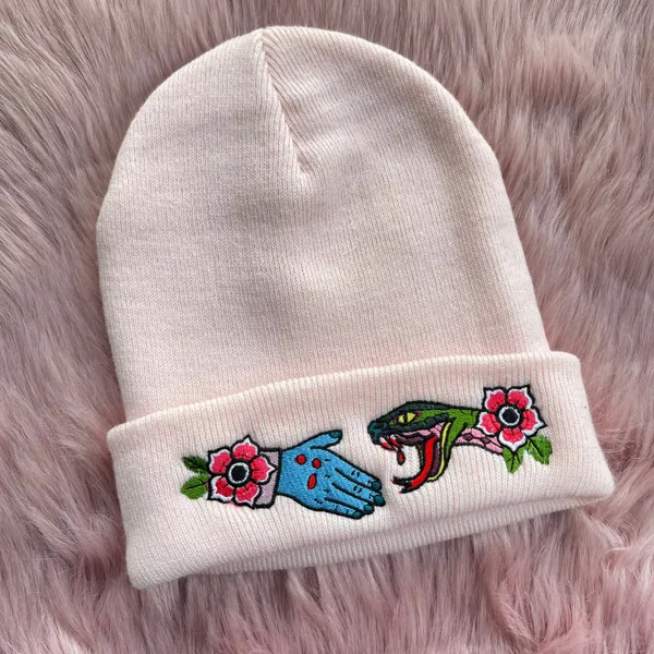 Snake Bite Retro Classic Tattoo