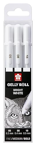 SAKURA - Gelly Basic White - 05-08 - 10 - Set 3 - 1 Count (Pack of 1)