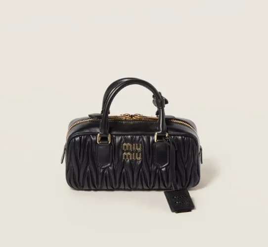 miu miu - Arcadie matelassé nappa leather bag