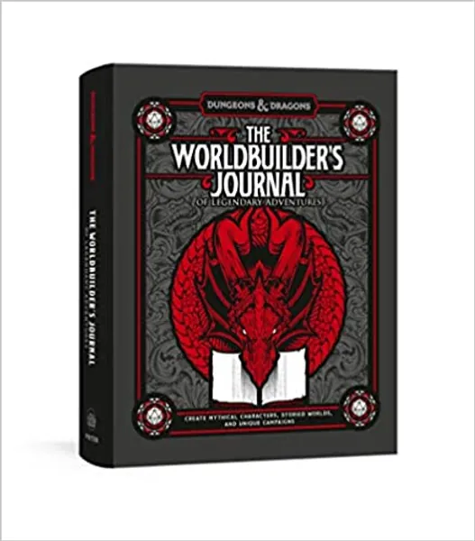 The Worldbuilder's Journal of Legendary Adventures (Dungeons & Dragons): 365 Questions to Help You Create Mythical Characters, Storied Worlds, and Unique Campaigns - Diary
