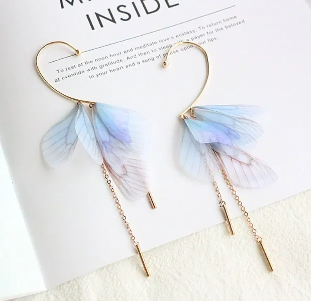 Handmade Elven Ears,Elf Ear Cuff, Elf Ears,Elven Ear Cuff,Clip-on Earring Elven Cuff,Cosplay Fantasy Decoration for Ears Elven Ear Ear Cuff