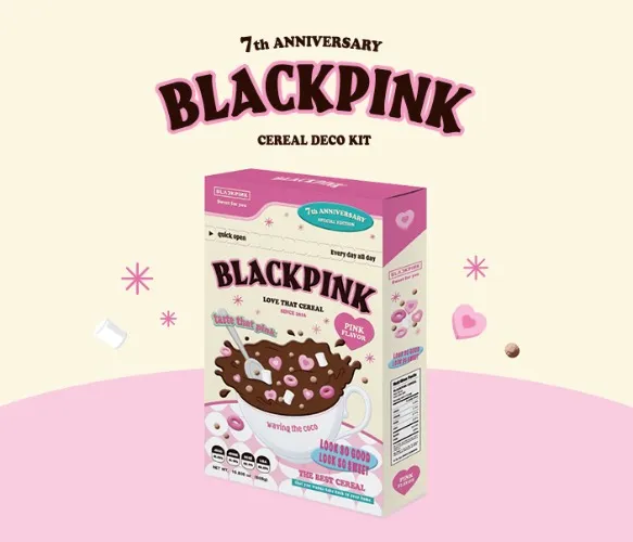 [ANNIVERSARY] BLACKPINK 2023 DEBUT ANNIVERSARY CEREAL DECO KIT