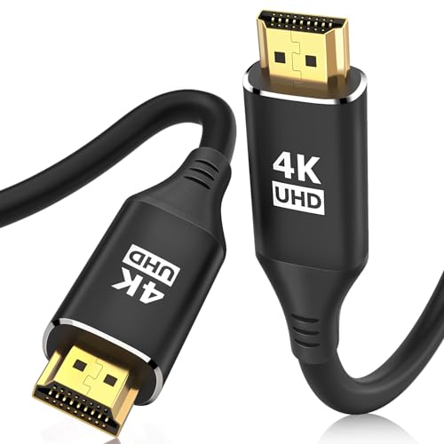 KELink HDMI Cables 20FT/6M, 4K @ 60 Hz in-Wall CL3 Rated HDMI 2.0 Cord High Speed HD Shielded Cord Compatible with Roku TV/Laptop/PC/HDTV and More - 20Feet - 1