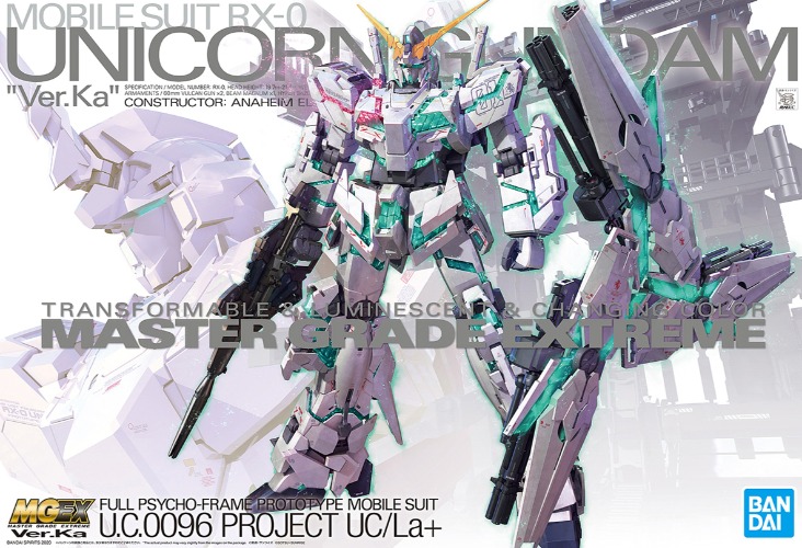 Unicorn Gundam MGEX Ver. Ka 1/100 Master Grade Gunpla | Default Title