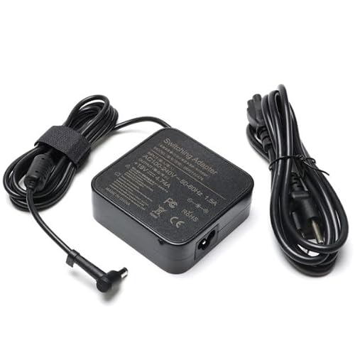 New 90W AC Adapter Charger for Asus N56V N56VJ K53E K55A Q550 Q550L Q550LF U56E X53E X551M X555LA R510C R510CA R510DP R510 K501U K501UX K501UW N56 N56DP N56VM N56VZ N76VJ N76VZ Supply Cord