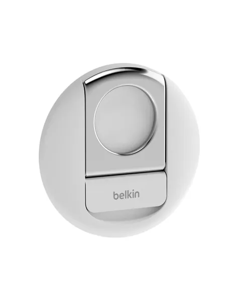 Belkin iPhone MagSafe Camera Mount for MacBook, iPhone Continuity Camera Mount, Turn iPhone to Webcam, Compatible with MacBook Pro, Air, iPhone 16, iPhone 15, iPhone 14, iPhone 13, iPhone 12 - White - White