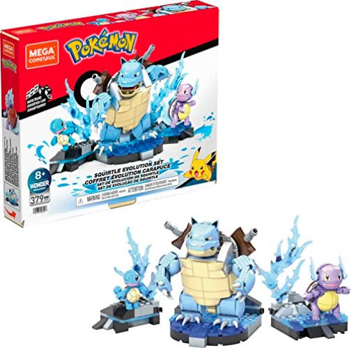 Mega Construx Pokemon Carapuce, Carabaffe & Tortankule