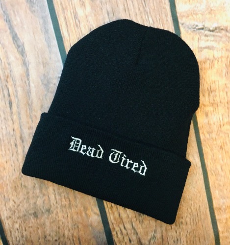 Vegan Beanie - "Dead Tired" - READY TO SHIP | Default Title