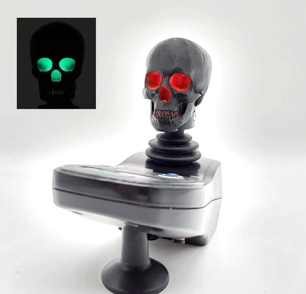 Wheelchair Powerchair Colored Eyes Skull Joystick Knob