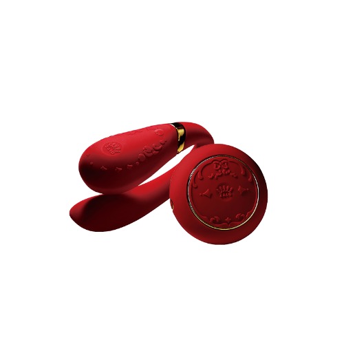 Fanfan Set Remote-Controlled Couples Massager - Bright Red