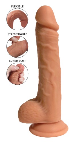 Easy Riders Dual Density Silicone Dildo - 7"