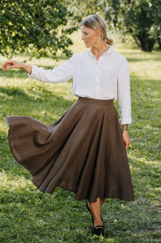 Classic Skirt | Cedar Brown / S