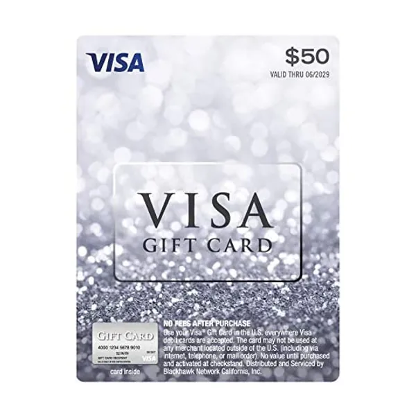 $50 Visa Gift Card (plus $4.95 Purchase Fee)
