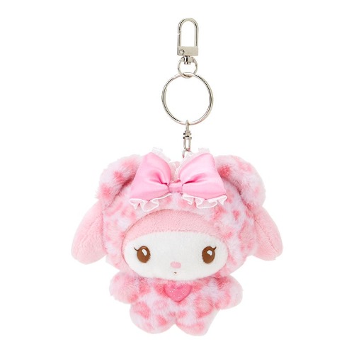 My Melody Plush Mascot Keychain (Leopard Pals Series)