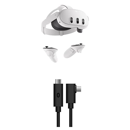 Meta Quest 3 512GB + Link Cable - 512GB - Streamer Bundle
