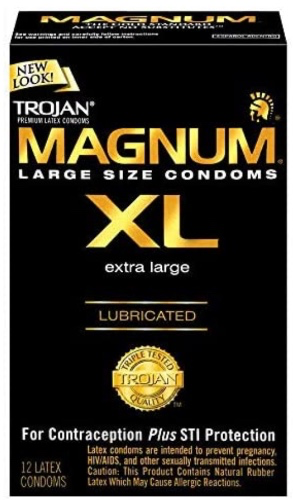 Magnum Xl Lubricated Condoms, 48 Count