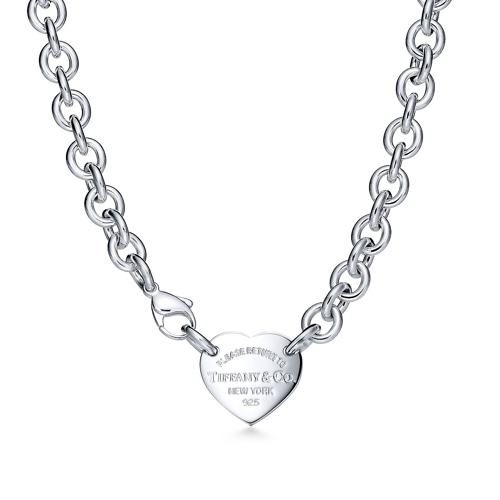 Chain Link Choker Return to Tiffany® Heart Tag 