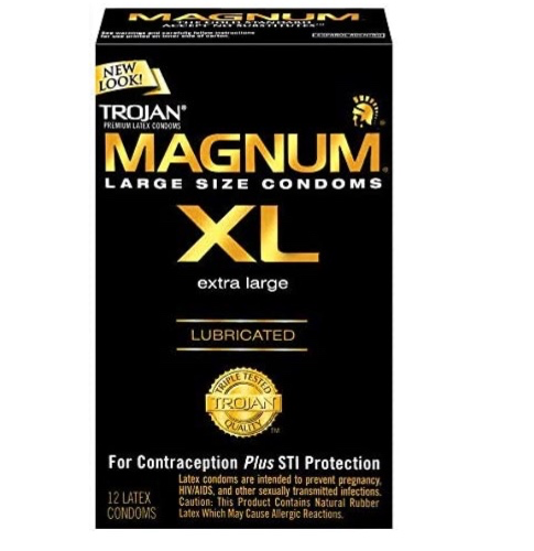 Magnum Xl Lubricated Condoms, 96 Count