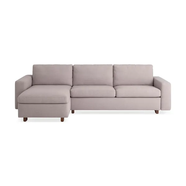 Reva 2-Piece Sectional Sleeper Sofa With Storage Chaise