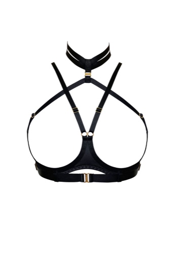 Vero Ouvert Wire Bra | Black / SS