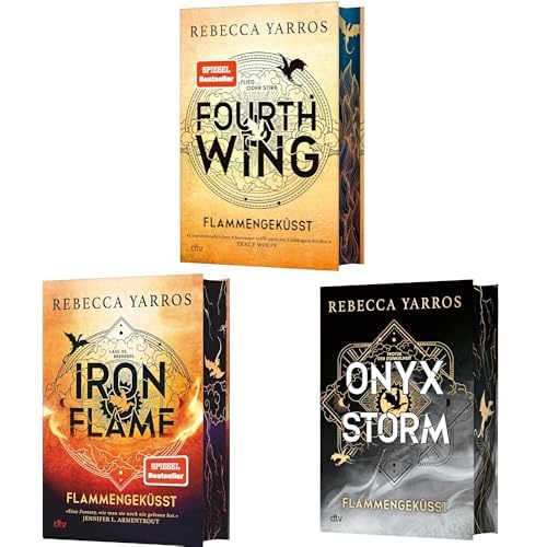 Flammengeküsst-Reihe (Band 1-3): »Fourth Wing – Flammengeküsst« + »Iron Flame – Flammengeküsst« + »Onyx Storm – Flammengeküsst«