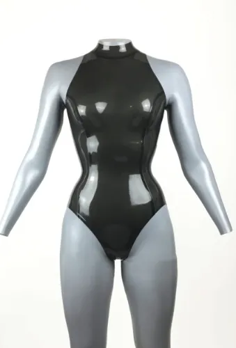 Lady Lucie High Neck Latex Bodysuit 