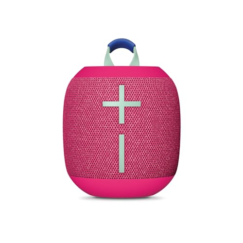 Ultimate Ears WONDERBOOM 4 Portable Waterproof Bluetooth Speaker with Big Bass and 360-Degree Sound, Dustproof Floating Speaker with 131ft (40m) Range - Pink - Pink