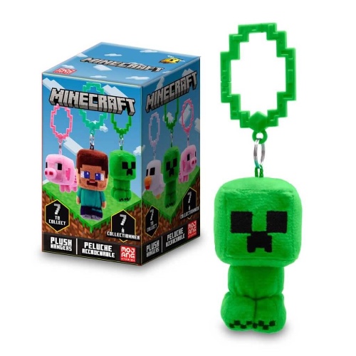 Minecraft 3.5" Plush Backpack Hangers | Default Title