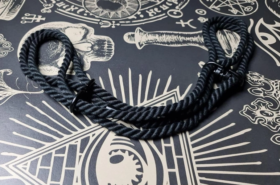 BDSM rope handcuffs, adjustable, bondage, shibari