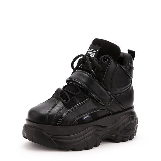 Cyber Babydoll Sneakers - Black / 7.5