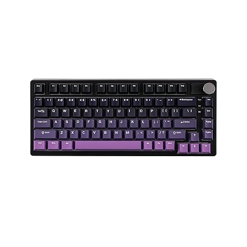 EPOMAKER HE75 Wireless Magnetic Keyboard with Changeable Knob Module, Rapid Fast Hall Effect Gaming Keyboard with Adjustable Trigger, 2.4ghz/Bluetooth Keyboard with RGB and 4000mah