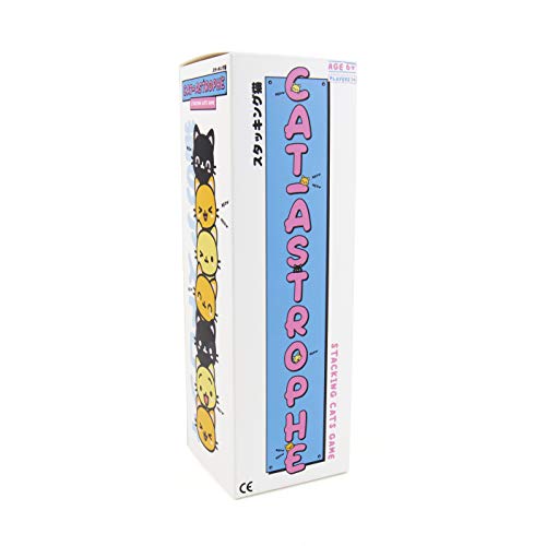 Gift Republic Catastrophe Cat Stacking Game, Multi, 21cm High - Single