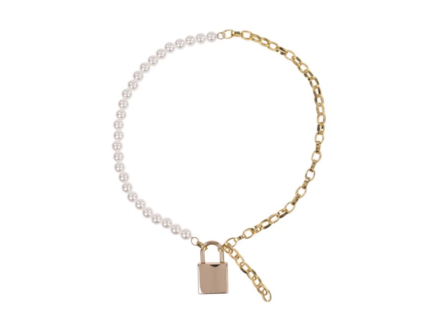 S&M Pearl Lockable Day Collar