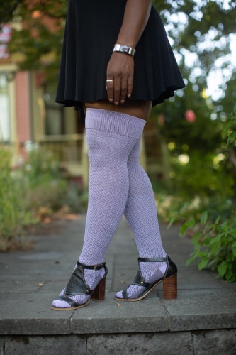 Waffle Extraordinary Thigh High | Lilac