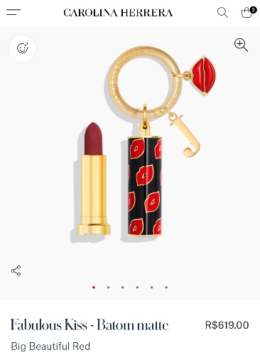 Carolina Herrera customized lipstick