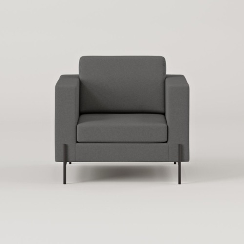 Lounge Chair - Charcoal Gray / Standard